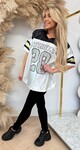 WINNER 28 BASEBALL TEE BLACK