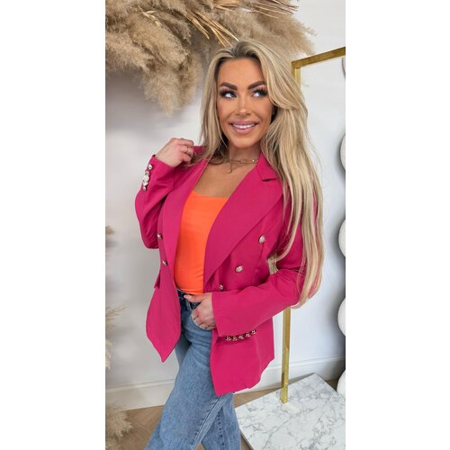 ACTIE BUTTON BLAZER FUCHSIA ACTIE BUTTON BLAZER FUCHSIA