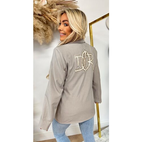 DOIR GLAM BLAZER TAUPE DOIR GLAM BLAZER TAUPE