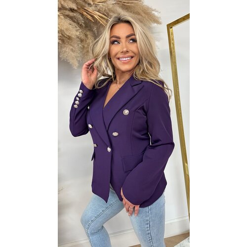 ACTIE BUTTON BLAZER DEEPPURPLE ACTIE BUTTON BLAZER DEEPPURPLE