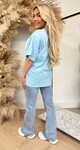 PERFECT PARIS TEE 7224 ICEBLUE