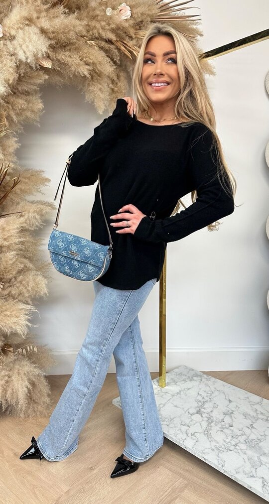 ZOE SOFT BASIC TOP BLACK