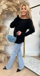 ZOE SOFT BASIC TOP BLACK