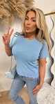 SCHULP T SHIRT 3176 ICEBLUE