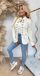 BALMAINATIAN VESTJE CREME