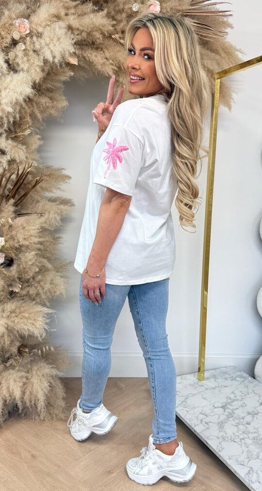 MUSTY PALM TREE 4834 WHITE