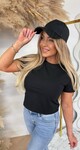 BY SWAN CROPPED TEE 9592 BLACK