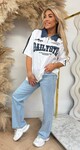 DAILYSTE SHIRT WHITE/DENIM