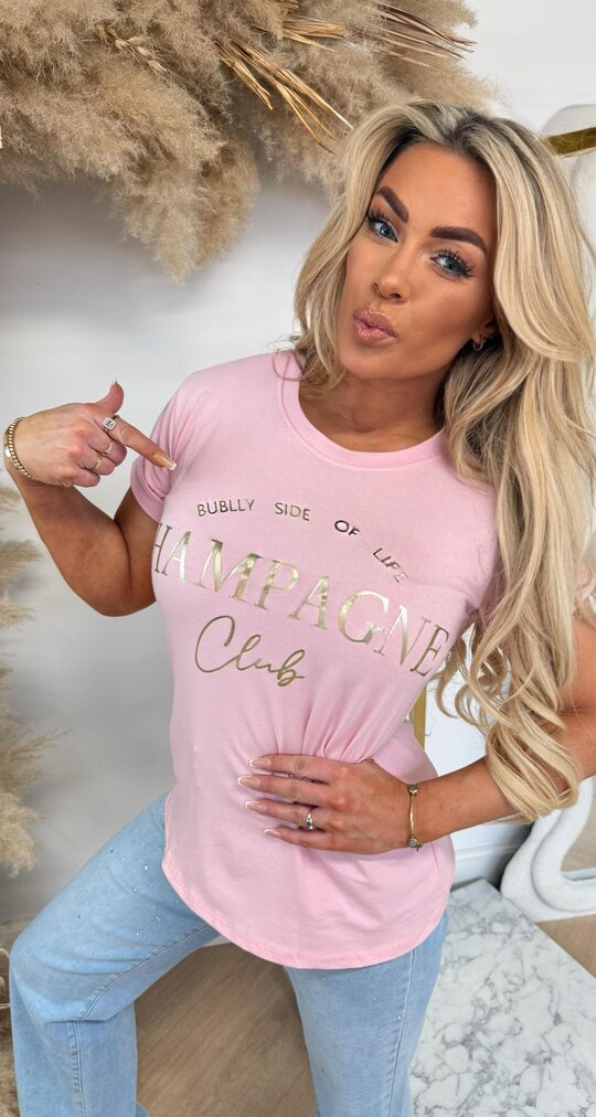 CHAMPAGNE CLUB SHIRT 9755 PINK