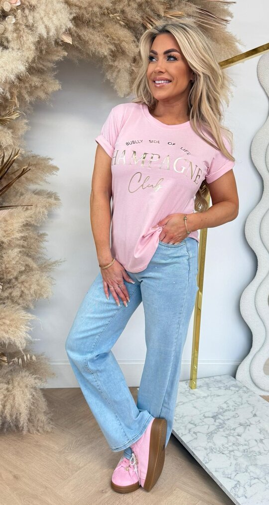 CHAMPAGNE CLUB SHIRT 9755 PINK