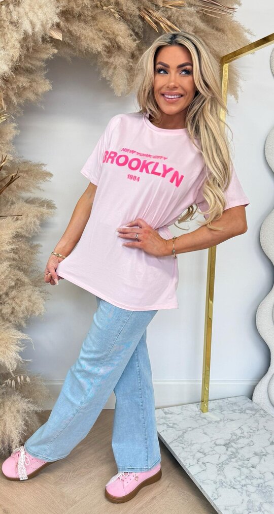 BROOKLYN TEE 801786 PINK