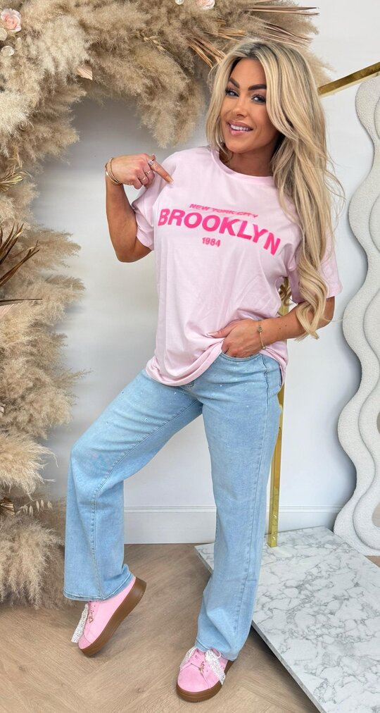 BROOKLYN TEE 801786 PINK