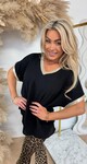 GOLDY V SHIRT BLACK
