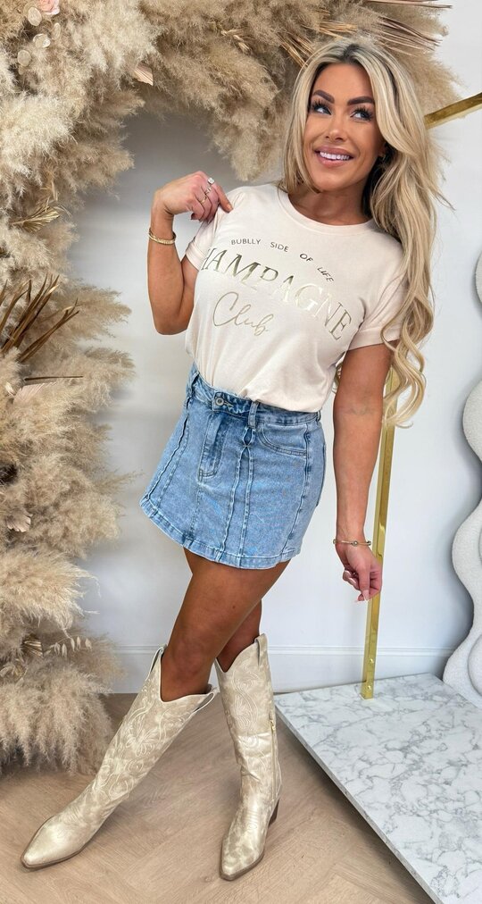 CHAMPAGNE CLUB SHIRT 9755 BEIGE
