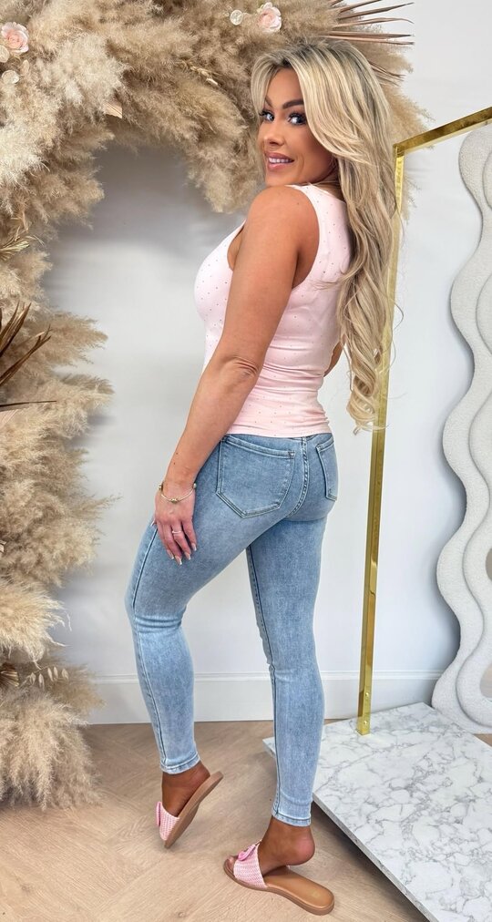BY SWAN GLITTER TOP 9527 PINK
