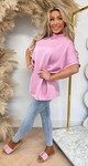 TRENDY BUTTON TOP PINK