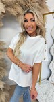 GLAM BUTTON SHIRT OFF WHITE