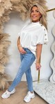 TRENDY BUTTON TOP OFFWHITE