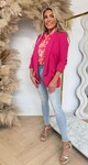 MUSTHAVE CROPPED MOUW BLAZER FUCHSIA