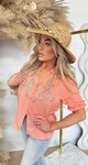 BALI BLOUSE 2837 PEACH