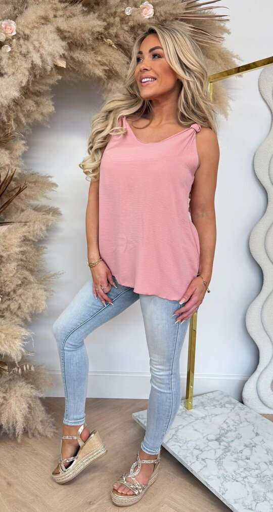 KNOT TOP PINK