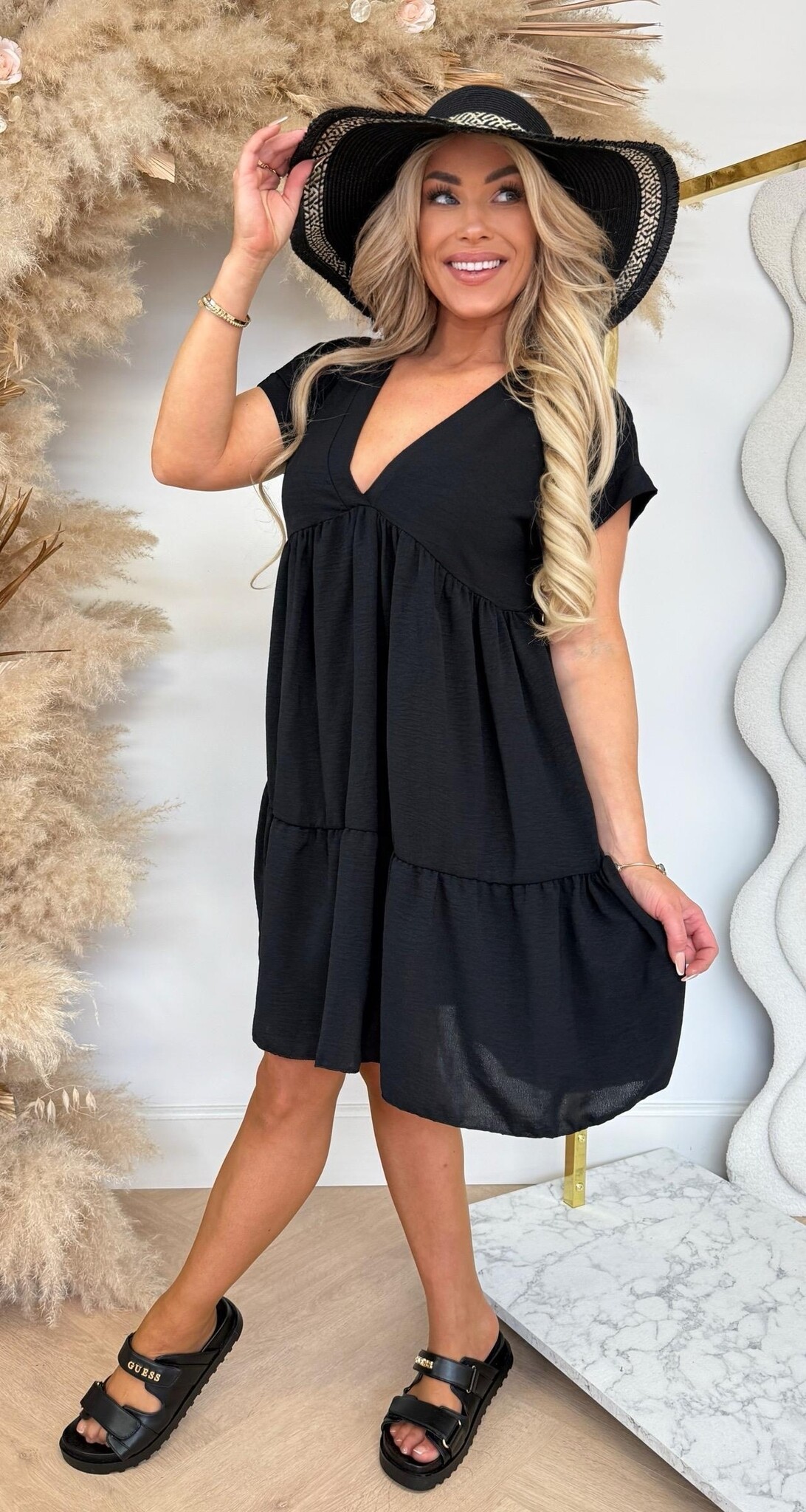 BOHO BASIC DRESS BLACK