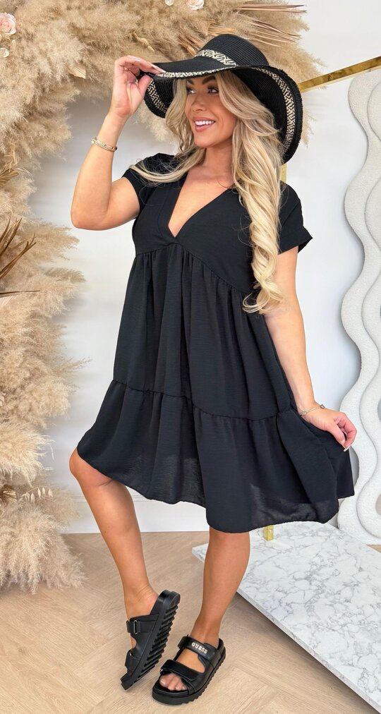 BOHO BASIC DRESS BLACK
