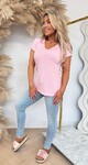RIAN NEON V TEE LIGHTPINK