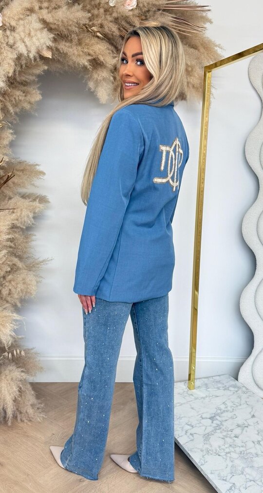 DOIR GLAM BLAZER DENIMBLUE