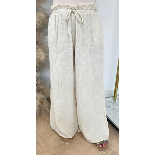 PARIS COTTON PANTS LIGHT BEIGE PARIS COTTON PANTS LIGHT BEIGE