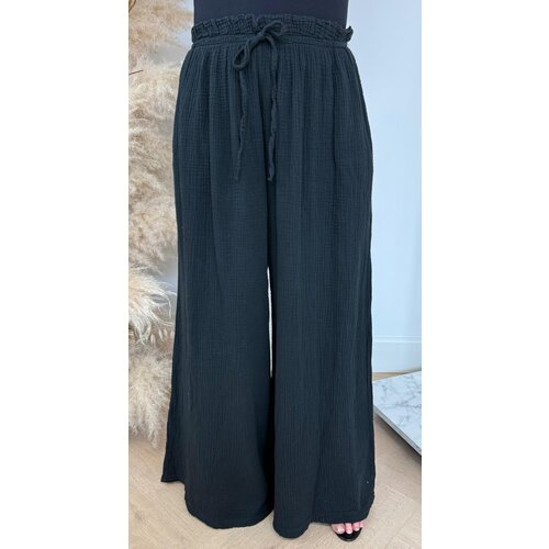 PARIS COTTON PANTS BLACK PARIS COTTON PANTS BLACK