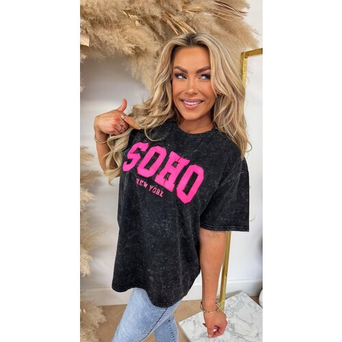 SOHO WASHING TEE 322 DARKGREY SOHO WASHING TEE 322 DARKGREY