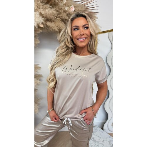 WONDERFULL GOLDIE TOP BEIGE WONDERFULL GOLDIE TOP BEIGE