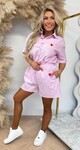STRIPE LOVE SET CH120 PINK