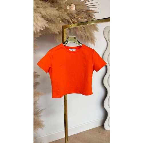BY SWAN CROPPED TEE 9592 ORANGE BY SWAN CROPPED TEE 9592 ORANGE