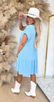 BOHO BASIC DRESS ICEBLUE