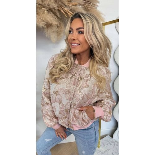 GLAM FLOWER JACKET 4851 PINK GLAM FLOWER JACKET 4851 PINK