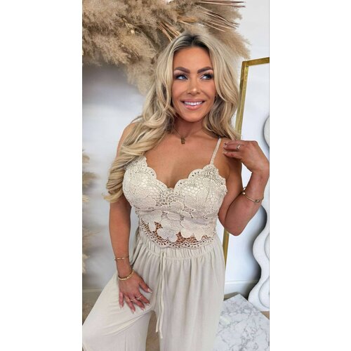 LILY LACE TOP BEIGE LILY LACE TOP BEIGE