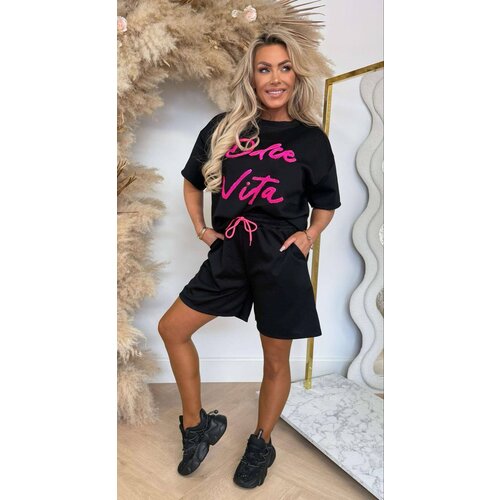 DOLCE VITA SET BLACK/PINK DOLCE VITA SET BLACK/PINK