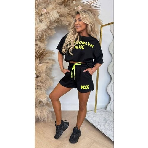 BROOKLYN SET BLACK/LIME BROOKLYN SET BLACK/LIME