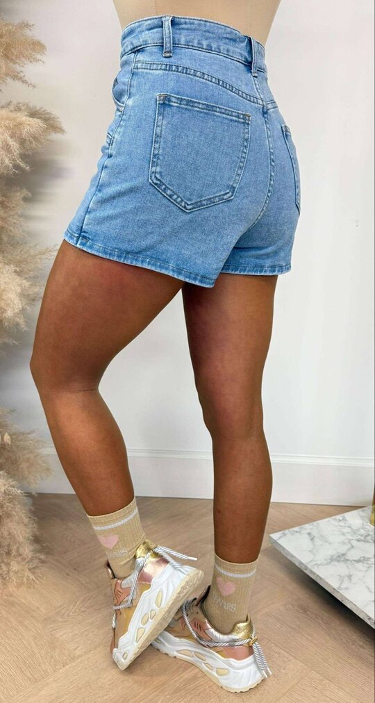 JEANS SKORT 7056 DENIM BLUE