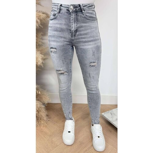 DAMAGED JEANS 6639 LIGHT GREY DAMAGED JEANS 6639 LIGHT GREY