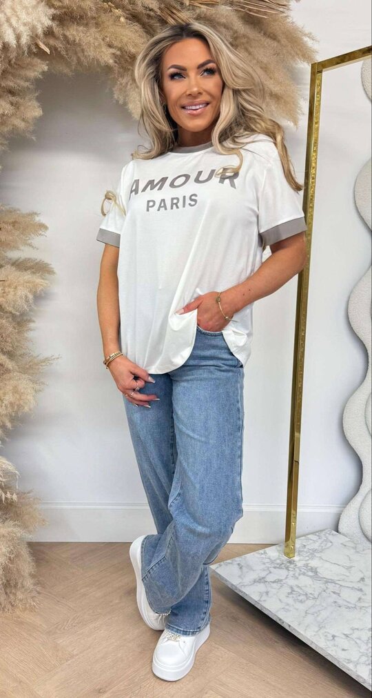 AMOUR PARIS SHIRT CREME