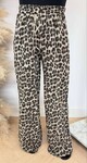 COTTON LEOPARD PANTS 1093 BEIGE