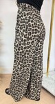 COTTON LEOPARD PANTS 1093 BEIGE