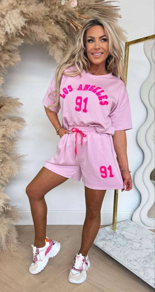 91 LOS ANGELES SET LIGHTPINK
