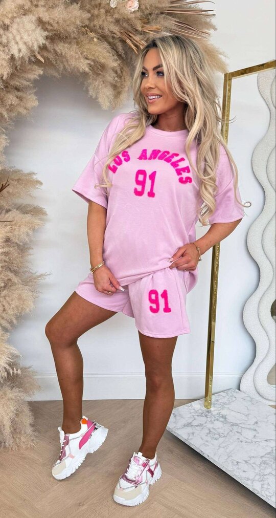 91 LOS ANGELES SET LIGHTPINK