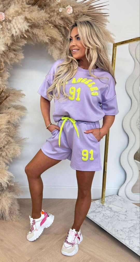 91 LOS ANGELES SET LILA