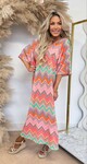 STRIK OVERSIZED SHINE DRESS ORANGE