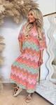 STRIK OVERSIZED SHINE DRESS ORANGE